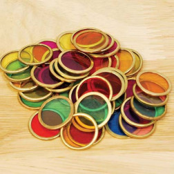 Metal Counting Chips - Pk100