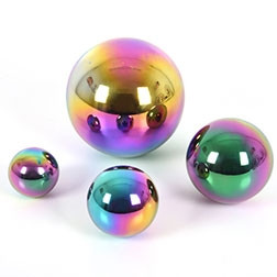 Sensory Reflective Colour Burst Balls - Pk4
