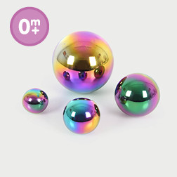 Sensory Reflective Colour Burst Balls - Pk4