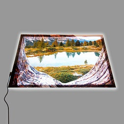 A2 Light Panel + Lake View Play Mat