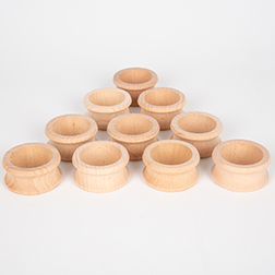 Wooden Napkin Rings - Pk10