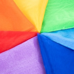 Rainbow Organza Fabric Pack - Pk7