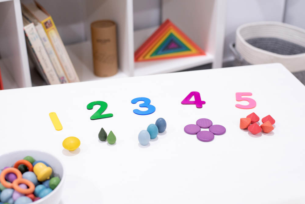 Learning to count with Wooden Treasures